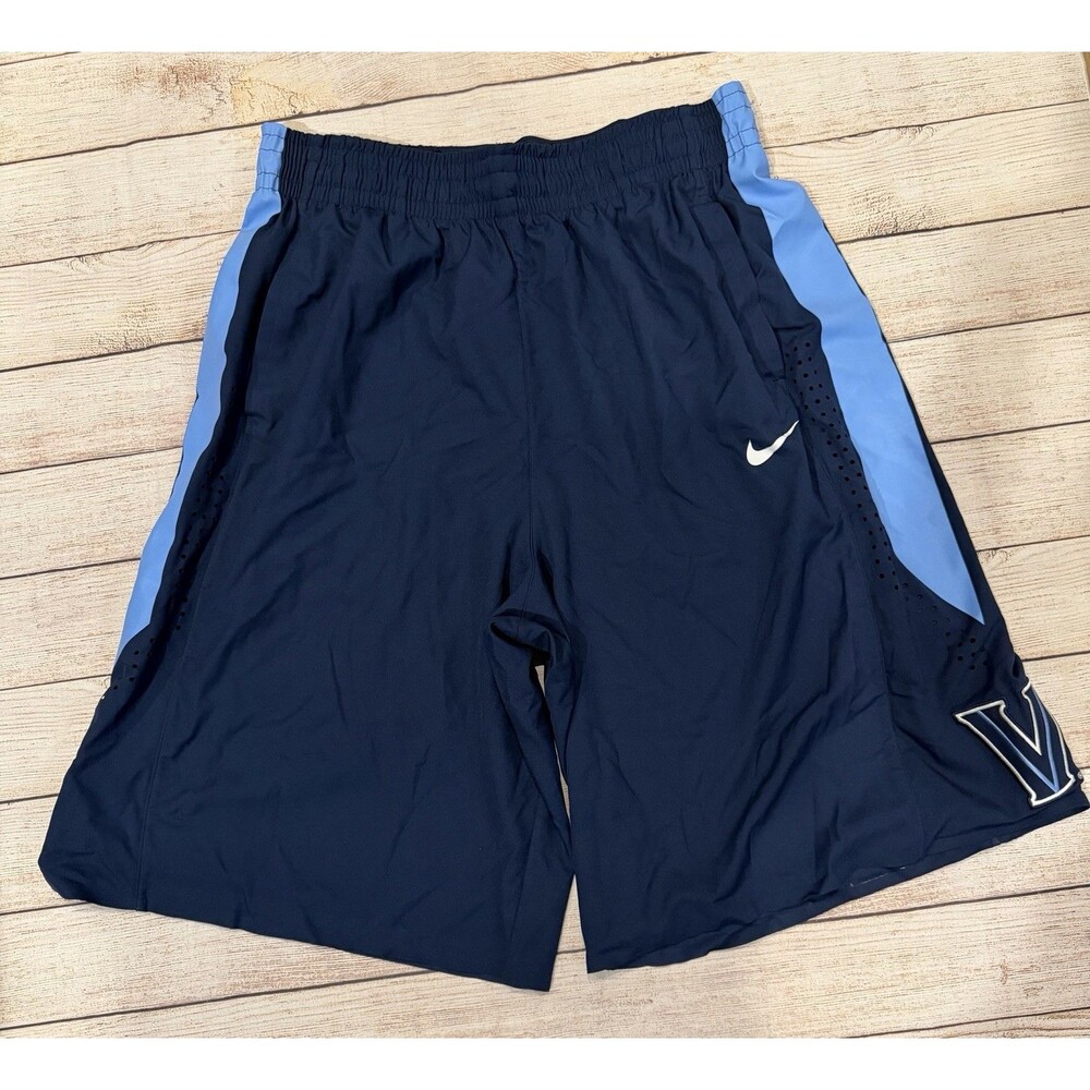 Nike Villanova Wildcats Navy Blue Basketball Shorts Mens Size XXL - Picture 1 of 6